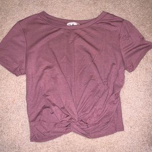 knotted tshirt